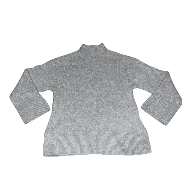 Sweaty Betty Funnel Neck Sweater Light Gray Wool Alpaca Small 4 Winter SB9221B